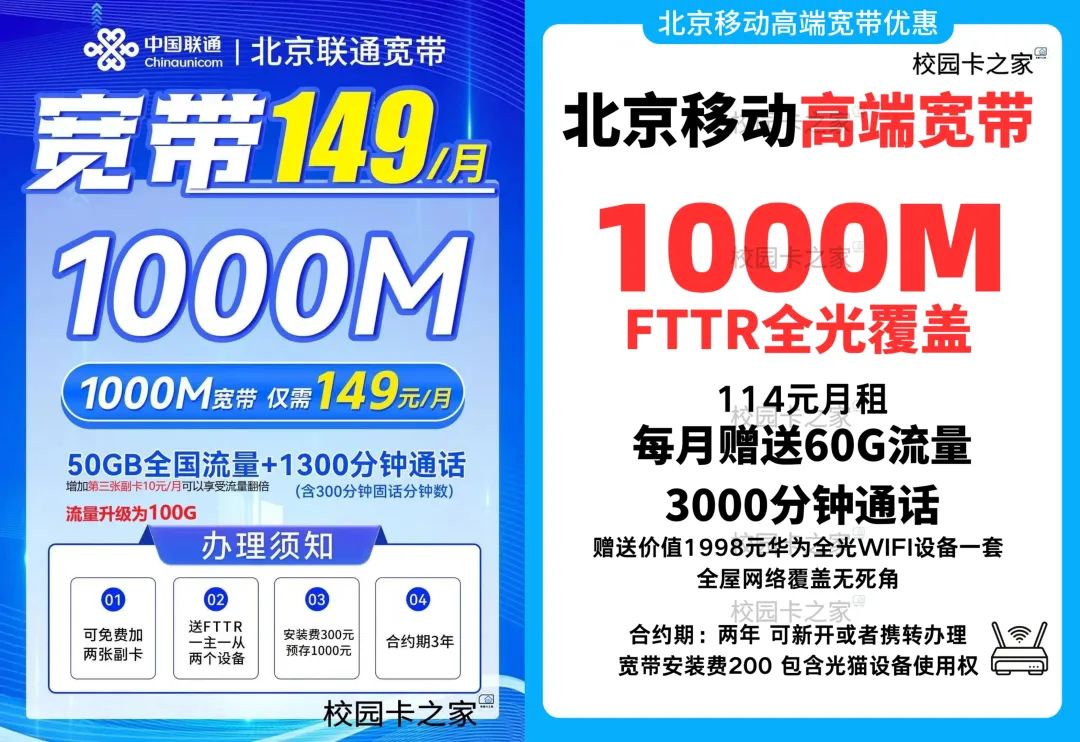 北京联通FTTR千兆宽带价格打下来了！插图4